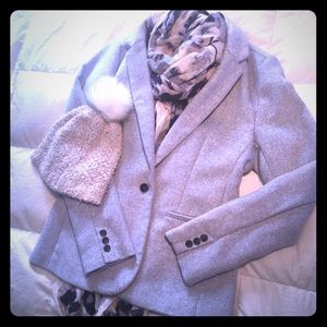 Soft Brushed Wool Blend Old Navy Blazer Coat